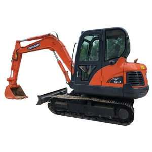 Excavadora de Orugas Usada Doosan DX60 Mini de 6 Toneladas, Excavadora Hidráulica de Segunda Mano DX55 DX75 DX140LC de Alta Calidad en Venta - Product Image 1