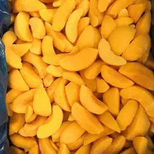 Хорошее качество, новый урожай, сертифицированный BRC, замороженные желтые персиковые Половинки/Кусочки/кубики
