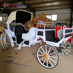 Dernier prix d'usine <span class=keywords><strong>chariot</strong></span> touristique/belle charrette à chevaux avec auvent/char unique - Product Image 3