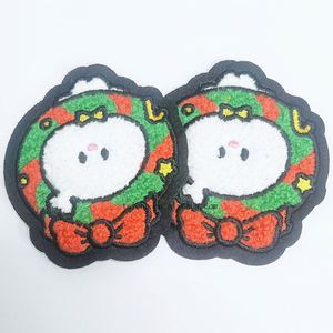 Custom Wholesale Iron Embroidered Patches for Embroidered <b>Clothes</b> With Custom logo <b>Glitter</b> Patches - Product Image 3