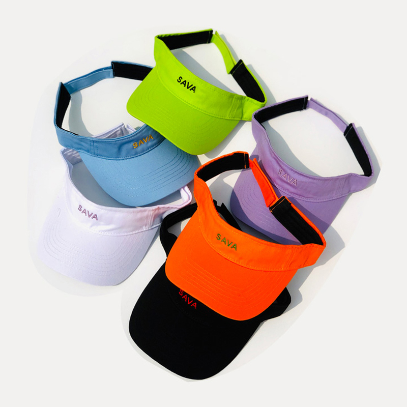 Спортивные Беговые солнцезащитные козырьки для гольфа Кепка с вышивкой на резинке Козырек Кепка/шляпа