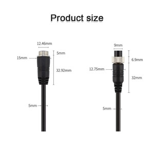 Câble d'extension pour connecteur d'aviation Shopify Dropshipping 5M 10M 15M 20M pour câblage de caméra de voiture et moniteur - Product Image 2
