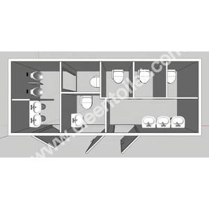 Port de luxe préfabriqué un pot extérieur portaloo événement <span class=keywords><strong>toilette</strong></span> mobile sur remorque pour <span class=keywords><strong>toilette</strong></span> - Product Image 4