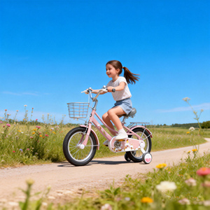 Bicicleta Infantil Hebei HyPod, Nueva, en Oferta, Regalo para Niñas <span class=keywords><strong>de</strong></span> 3 a 10 Años, con Marco <span class=keywords><strong>de</strong></span> Acero y Ruedas <span class=keywords><strong>de</strong></span> Tren Ordinarias - Product Image 6