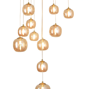 Chất lượng tuyệt vời mạnh mẽ ánh sáng trần ánh sáng Hiện Đại Đèn Nicoletta Vàng sắt Trần Đèn 16 đèn - Product Image 3