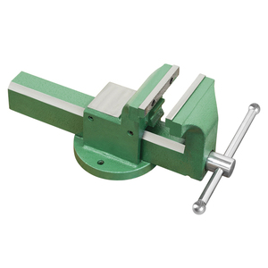 Étau d'établi Fervi en acier 0591/100 avec mâchoires interchangeables de 100mm - Product Image 1
