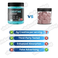 Vitahealthy Marque Privée OEM/ODM Gummies à la Créatine Monohydrate pour Hommes Femmes Adultes Complément Alimentaire 120 Gummies