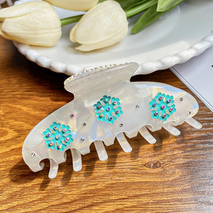 Hone nouveau Festival Style <span class=keywords><strong>cheveux</strong></span> éponge doux beau Noël <span class=keywords><strong>neige</strong></span> motif <span class=keywords><strong>cheveux</strong></span> griffe Clips - Product Image 3