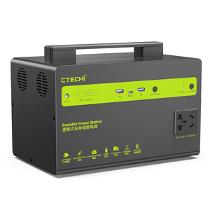 Station d'alimentation portable 300W 600W avec batterie à décharge profonde, générateur solaire pour camping, extérieur et alimentation de secours - Product Image 3