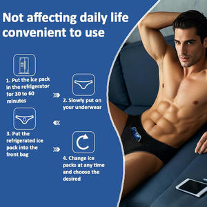 Produits tendance <span class=keywords><strong>2026</strong></span> Nouveautés Inserts de sous-vêtements réutilisables, pochettes de glace pour vasectomie froide pour le soutien des testicules et le soulagement de la douleur - Product Image 5