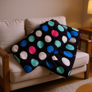 Manta Acolchada con Diseño de Puntos, Tamaño King, Calidad Premium, para Uso Doméstico, Manta Ponderada para Invierno - Product Image 2