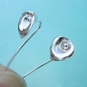 Orecchini Minimalisti a Foglia per Donne, Stile Naturale Fresco, Gioielli alla Moda per le Orecchie - Product Image 2