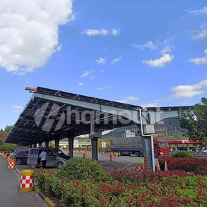 Structure de <span class=keywords><strong>carport</strong></span> solaire photovoltaïque personnalisée <span class=keywords><strong>en</strong></span> acier, système de montage de canopée PV, abri solaire pour voitures - Product Image 1