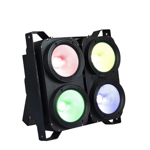 4 pezzi 100W LED COB RGBW Blinder palco pubblico viso COB colore bianco caldo Disco palco RGBW luce del pubblico - Product Image 1
