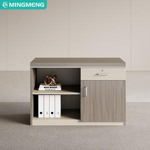 Meubles de bureau commerciaux modulaires modernes et minimalistes, bureau de direction en panneaux mélaminés, bureau de superviseur et chaise. - Product Image 6