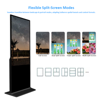 Señalización Digital Ultrafina para Centros Comerciales, 43/49 Pulgadas, Sistema Dual Android/Windows, CMS Integrado, Publicación de Videos/Imágenes, en Oferta