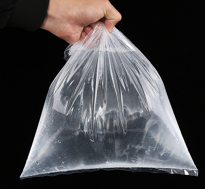 Прозрачная белая сумка LDPE под заказ