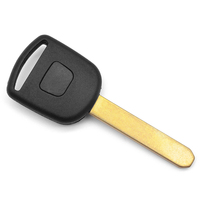 Carcasa de Repuesto para Llave Transponder, Funda para Control Remoto, Cubierta de Plástico Negro para Llave de Seguridad de Automóvil