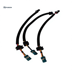 Faisceau de câblage de relais automobile avec connecteur de verrouillage court noir de type Y, faisceau de câblage personnalisé OEM 12V 24V - Product Image 6