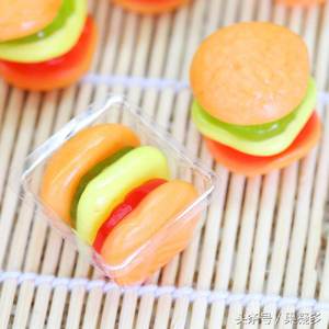 Custom Jelly <span class=keywords><strong>Gummy</strong></span> Candy Yummy <span class=keywords><strong>Hamburg</strong></span> Vormige Zacht Snoep - Product Image 4