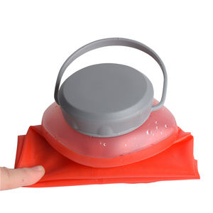 กระติกน้ำแบบพับเก็บได้ TPU,กระติกน้ำแบบ Bpa Free ขวดน้ำสำหรับปีนเขาปริมาณมาก1.5L - Product Image 5