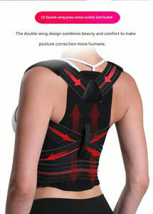 Gilet Correttore di Postura, Migliora la Postura, Fornisce Supporto Lombare, Supporto per <span class=keywords><strong>Spalle</strong></span> e Schiena, Raddrizzatore Posturale - Product Image 4