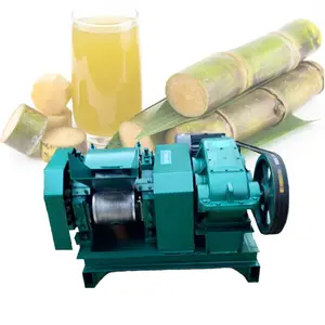 Exprimidor de caña de azúcar Industrial, máquina de Jugo verde, extractor de caña de azúcar