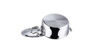 Olla para salsa de acero inoxidable de tres capas de grado comercial de 6 Ltr y 8 Ltr amigable con la inducción para cocinar sopas - Product Image 3