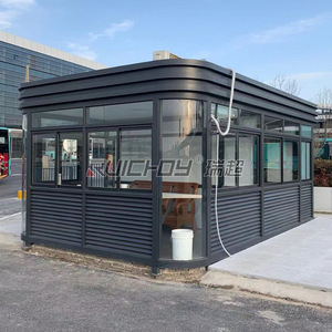 Caseta de Vigilancia Ruichoy, Estructura de Acero, Diseño Moderno, Caseta de Guardia, Estación de Seguridad Exterior - Product Image 1