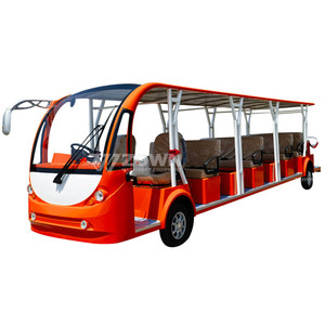 Autobús eléctrico cerrado de bajo ruido con certificación CE y sistema de aire acondicionado para atracciones turísticas - Product Image 4