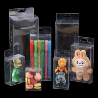 Boîte en PET recyclable personnalisée, boîte en plastique transparent PVC, boîte cadeau en plastique transparent pour artisanat, jouets