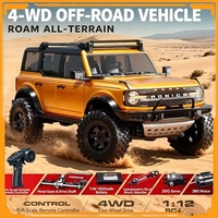 Nouvelle voiture RC Hongxing R22 1/12 2.4G, véhicule tout-terrain 4x4 avec 4 portes, lumières LED, télécommande, modèle de véhicule
