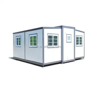 Office Prefab House Portable Tiny Homes 20ft 40ft Hotel Self Contained Accommodation Expandable Container House