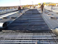 Bâche isolante pour le durcissement du béton / Bâche de construction chauffée en Chine, couverture d'appartement d'hiver, anti-UV, revêtement PE, bâche lourde