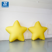 Décoration de plafond étoilé gonflable personnalisée pour la publicité et l'affichage lors d'activités extérieures