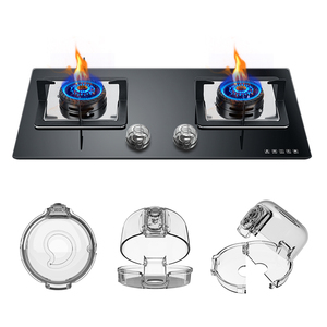 Cache-boutons de sécurité universels pour cuisinière domestique en PC, résistants à l'eau, à l'<span class=keywords><strong>huile</strong></span> et aux hautes températures, avec fonction de déverrouillage - Product Image 2