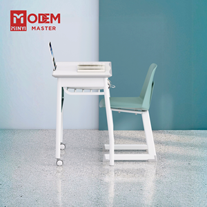 โต๊ะนักเรียนมินยี่ บรูโน โต๊ะเรียนนักเรียนชั้นกลางพร้อมเก้าอี้ โต๊ะพลาสติก เก้าอี้พลาสติก ที่นั่งในห้องเรียน อุปกรณ์ในห้องเรียน - Product Image 1