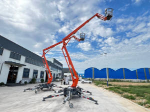 Grúa Articulada Telescópica Tipo Araña con Remolque de Acero y Función de Rotación de Cadena de Elevación - Product Image 2