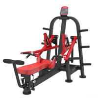 Machine de musculation horizontale à plaques de poids en acier pour usage commercial, équipement de musculation pour salle de sport