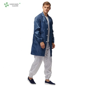 H-1104 unisexe antistatique ESDD pardessus salle blanche travail Polyester Smock unisexe vêtements de sécurité - Product Image 2
