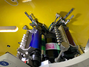 Máquina de Impresión Automática de Alta Velocidad para Rollo a Rollo de Tela de Nylon Tafetán, Impresora Flexográfica de Etiquetas de Cuidado de Lavado para Cintas de Satén - Product Image 5