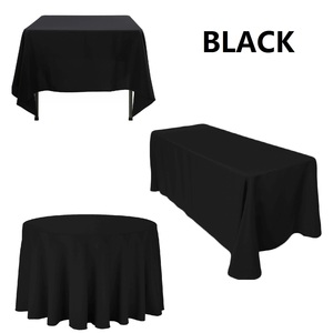 Manteles rectangulares redondos de 100% poliéster al por mayor, <span class=keywords><strong>mantel</strong></span> de <span class=keywords><strong>mesa</strong></span> de boda de lujo, manteles rectangulares para restaurante de banquetes - Product Image 4