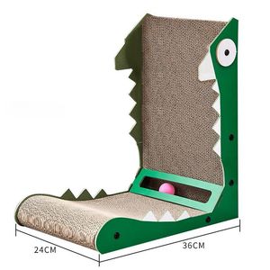 Pet Cat Scratching Board Double-sided Splicing Wavy <b>Pattern</b> Multi-layer Corrugated <b>Paper</b> Cactus Cat Scratcher - Product Image 3