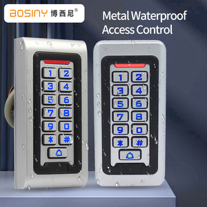 Outdoor IP67 Waterproof 125KHz RFID <strong>Access</strong> <strong>Control</strong> System Wiegand Zinc Metal Keypad <strong>Card</strong> <strong>Reader</strong> 10pcs Keyfob Door <strong>Readers</strong> - Product Image 2