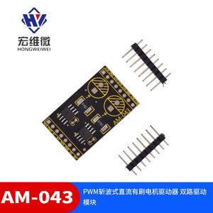 Module de commande de moteur micro double canal Hongwei AM-043 pour moteur à courant continu à balais - Product Image 5