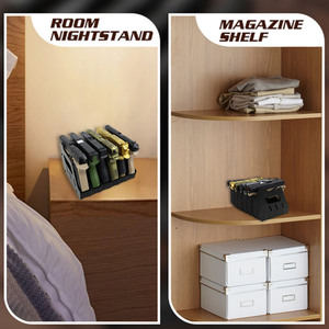 Soporte de pared para pistolas y rifles EVA Gunstock con 6 compartimentos, organizador de armas de juguete de gran capacidad. - Product Image 3