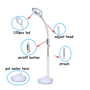 Prix de gros led anneau lumière sol en verre 10 pouces 68W équipement de beauté 8X beauté peau <span class=keywords><strong>loupe</strong></span> <span class=keywords><strong>lampe</strong></span> <span class=keywords><strong>avec</strong></span> support - Product Image 3
