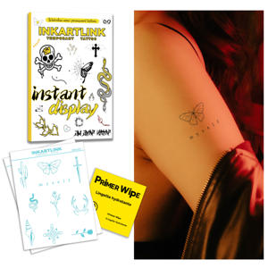 สติกเกอร์สัก<span class=keywords><strong>ลาย</strong></span>ชั่วคราวแบบกึ่งถาวร <span class=keywords><strong>ลาย</strong></span><span class=keywords><strong>ผีเสื้อ</strong></span> กระบองเพชร <span class=keywords><strong>งู</strong></span> ดาบ  ติดทนนาน 7 วัน  ไม่ต้องใช้น้ำ  สำหรับขายต่อ - Product Image 1