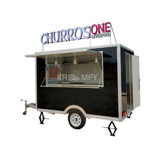 2025 Mobile Van Truck Bakery Food <b>Cart</b> Concession Taco Trailer With Full <b>Kitchen</b> Oven - Product Image 4