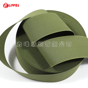 Nhà Máy đề nghị 75mm ban nhạc đàn hồi màu xanh lá cây tan Webbing cho túi khóa chất lượng cao đặc biệt túi các bộ phận & phụ kiện - Product Image 3